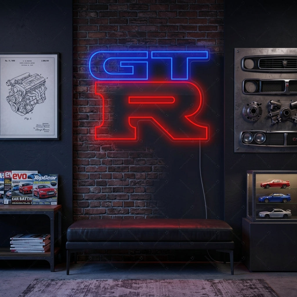 "GTR Logo" Insegna al neon