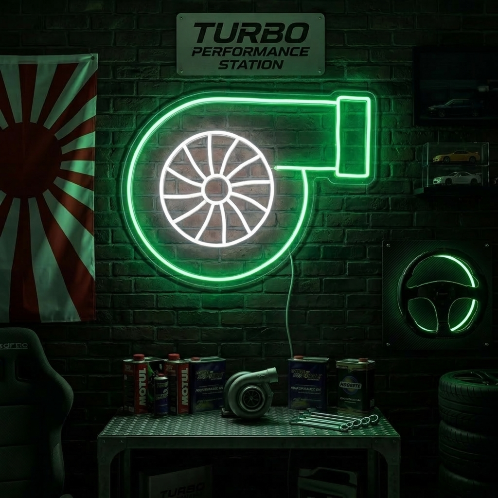 "Turbo" Insegna al neon
