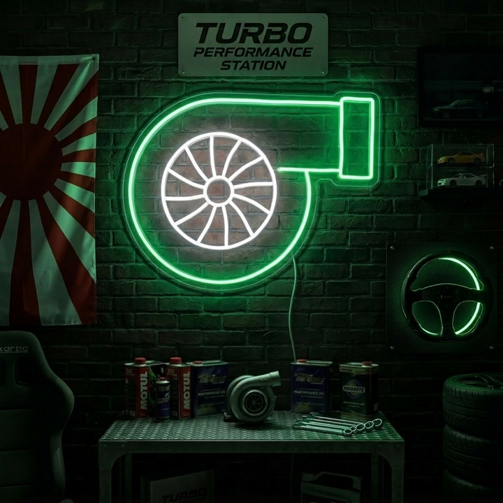 "Turbo" Insegna al neon