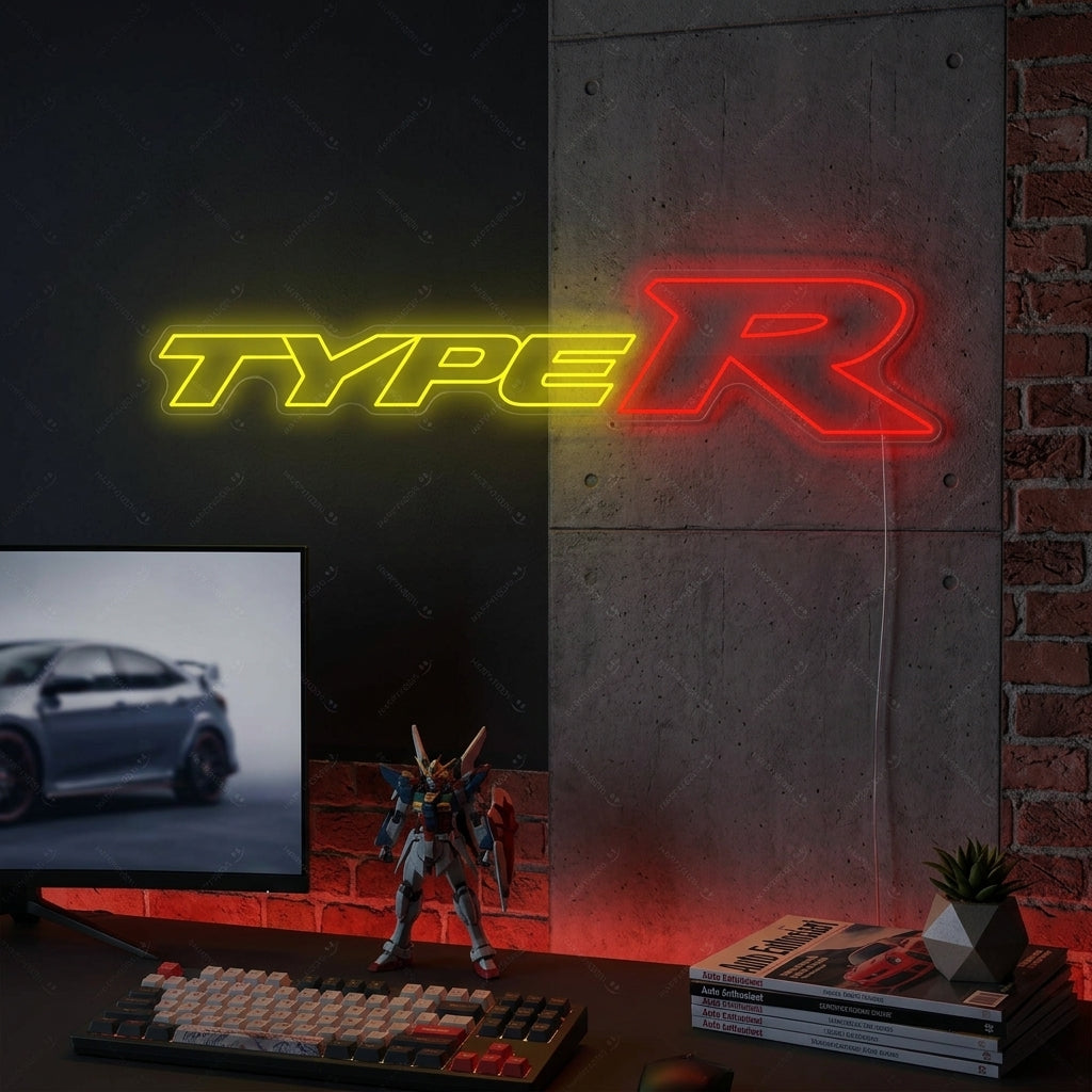 "Type R" Insegna al neon