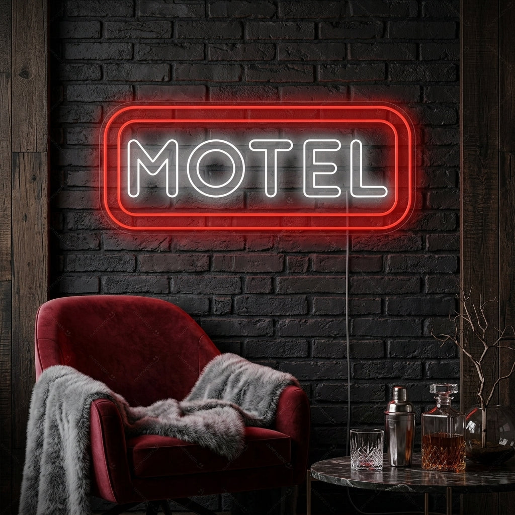 "Motel" Insegna al neon