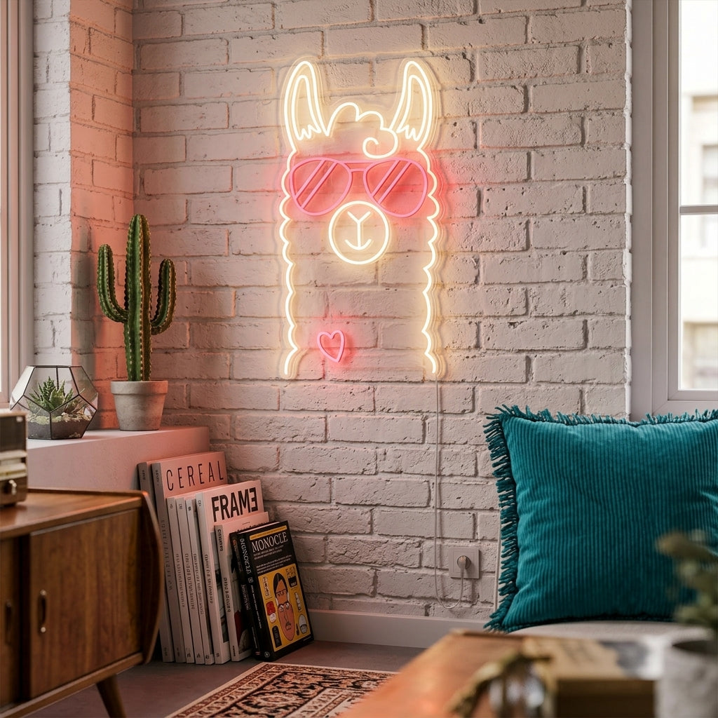 "Lama" Insegna al neon