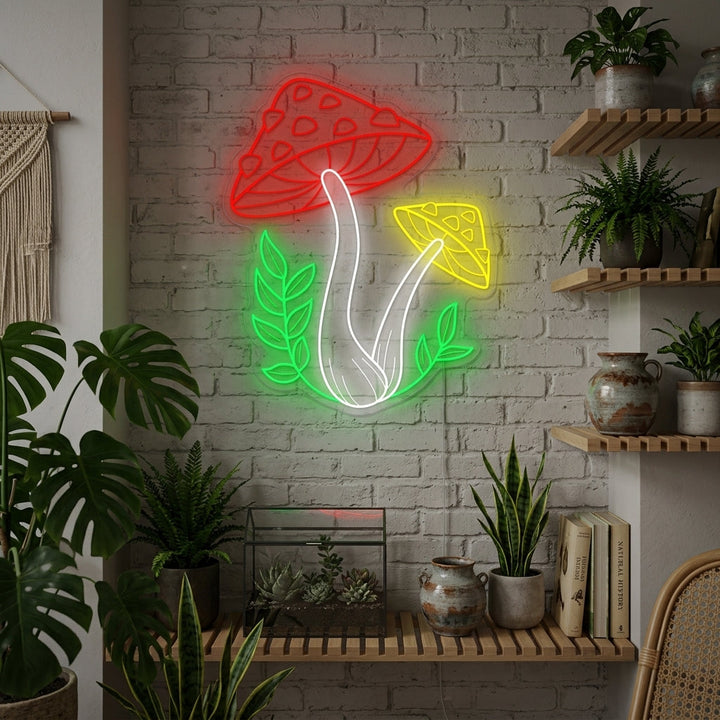 "Fungo" Insegna al neon