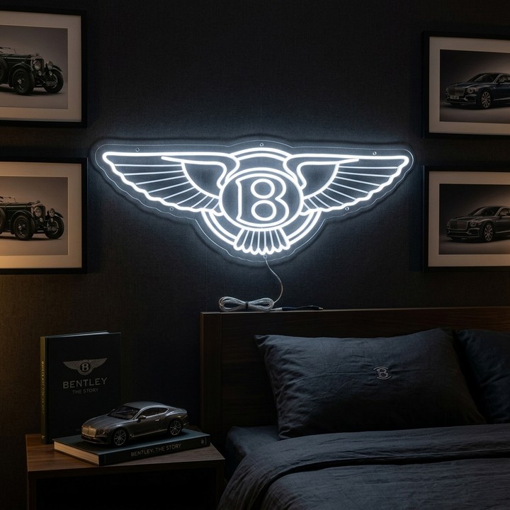 "Bentl-Car" Insegna al neon