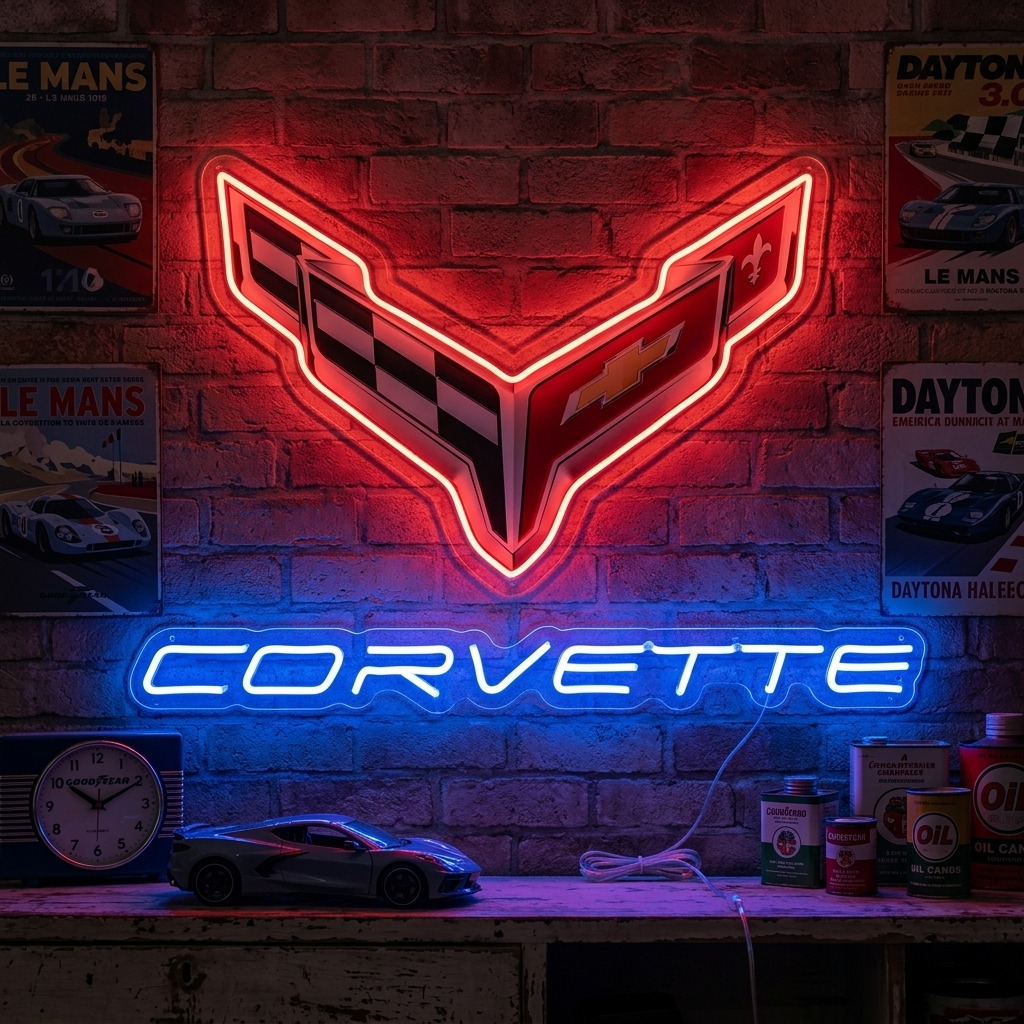 "Corve-Logo" Insegna al neon
