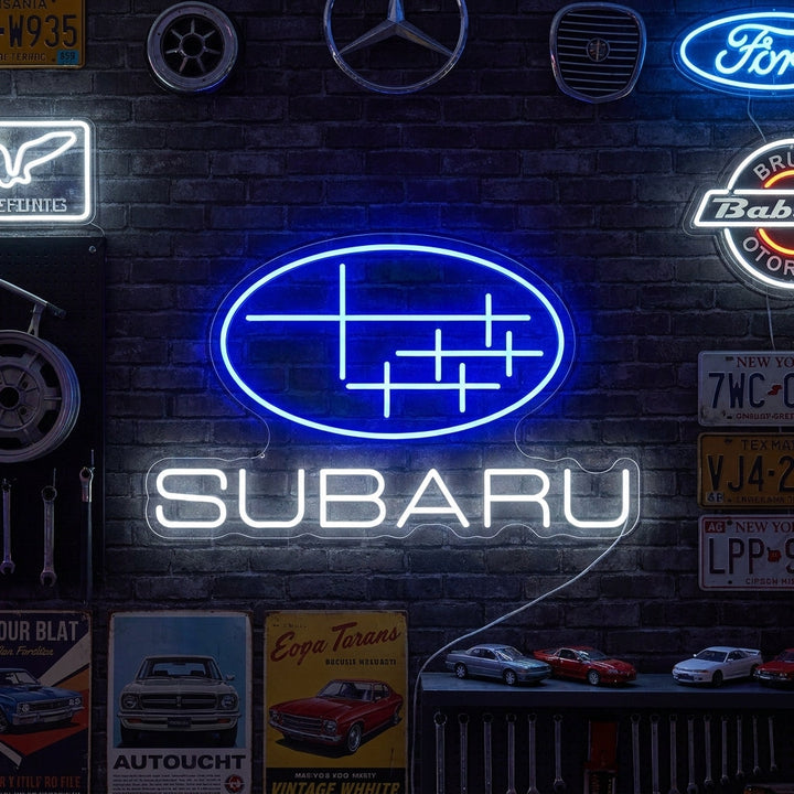 "SUBARU" Insegna al neon