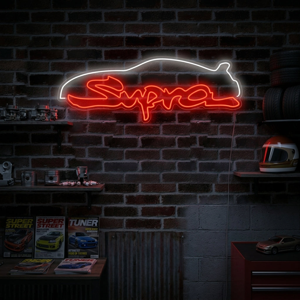 "Supra" Insegna al neon