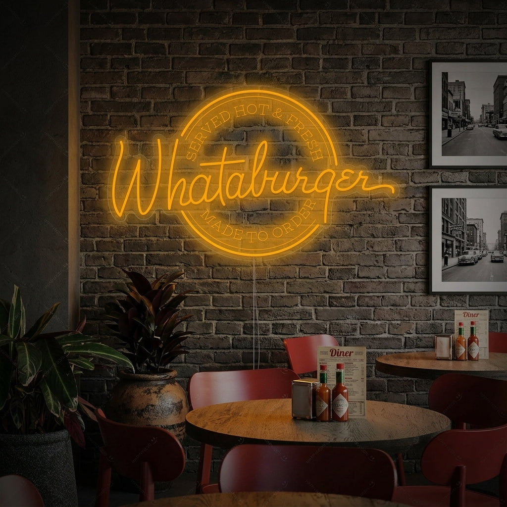 "Whataburger" Insegna al neon