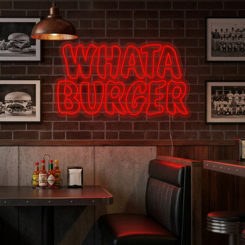 "Whataburger" Insegna al neon