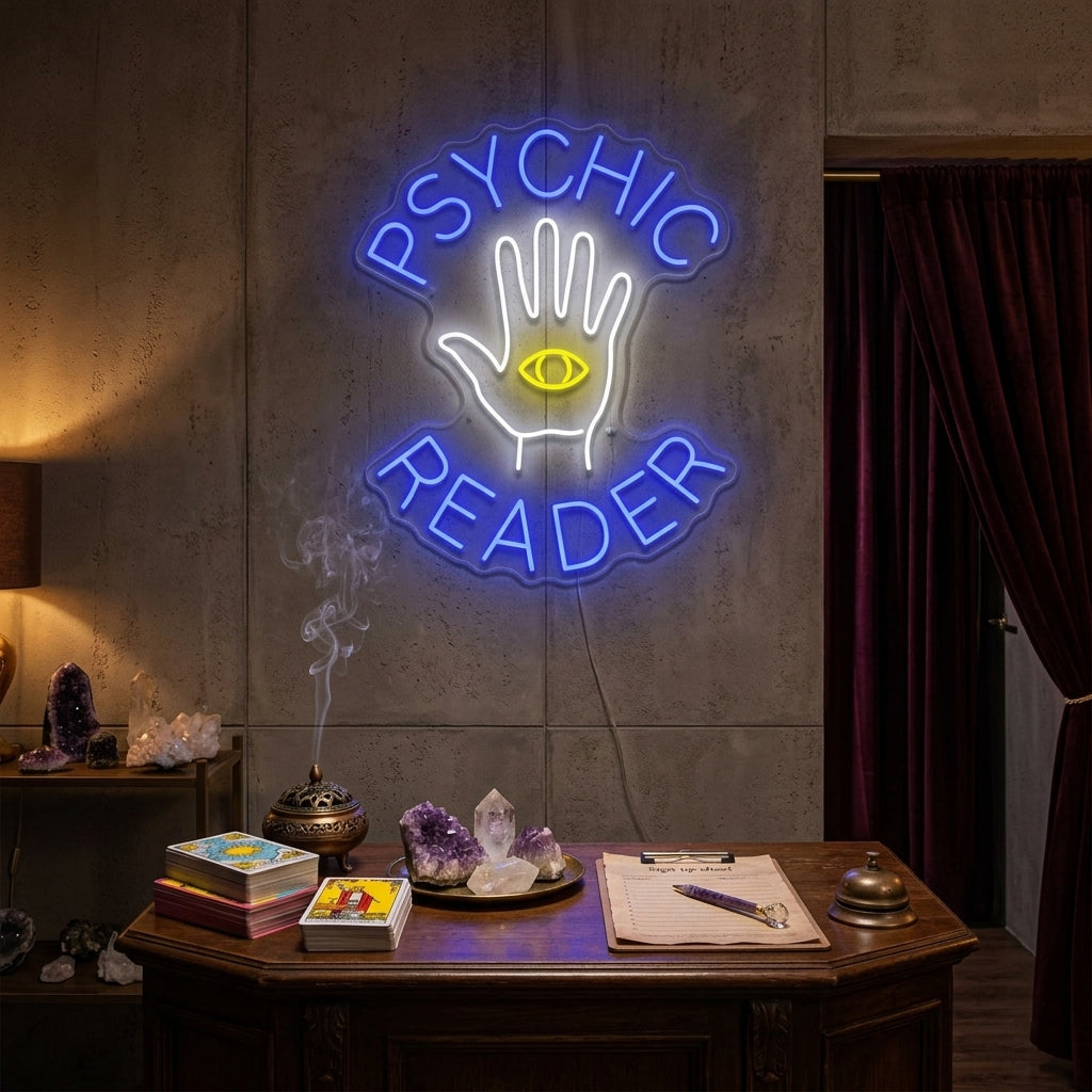 "Psychic Reader" Insegna al neon