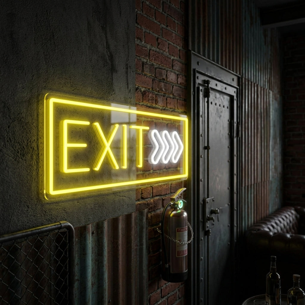 "Exit" Insegna al neon