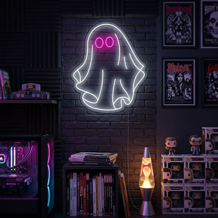 "Fantasma" Insegna al neon