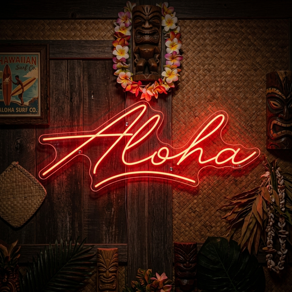 "Aloha" Insegna al neon