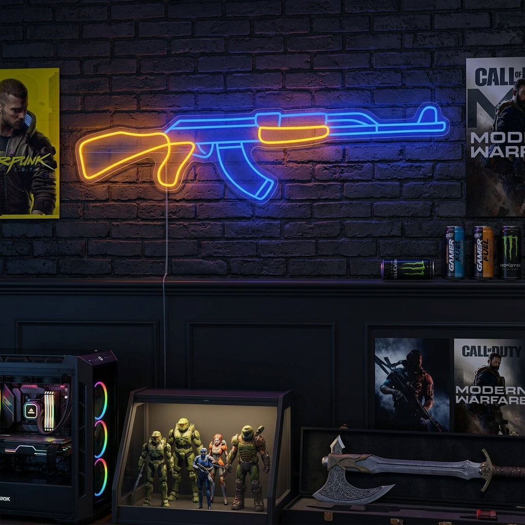 "Ak47" Insegna al neon