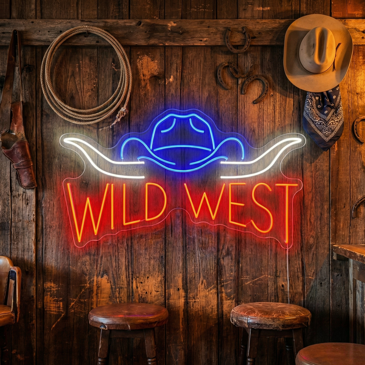 "Wild West" Insegna al neon