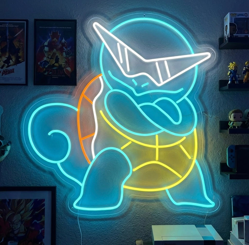 "Squirtle" Insegna al neon