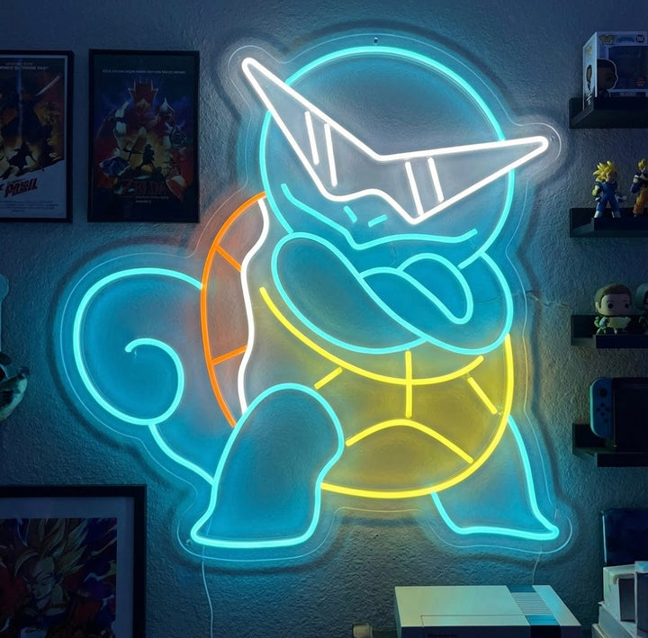"Squirtle" Insegna al neon