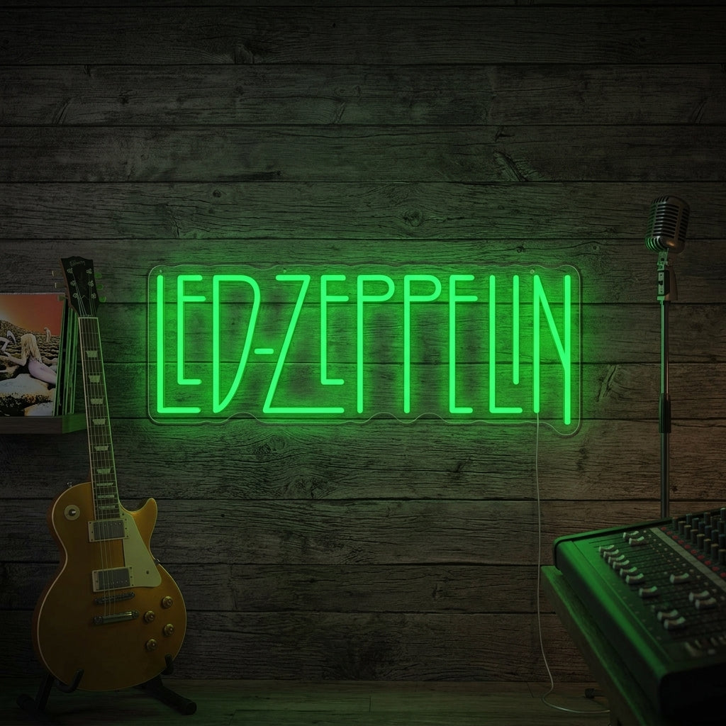 "LED Zeppelin" Insegna al neon