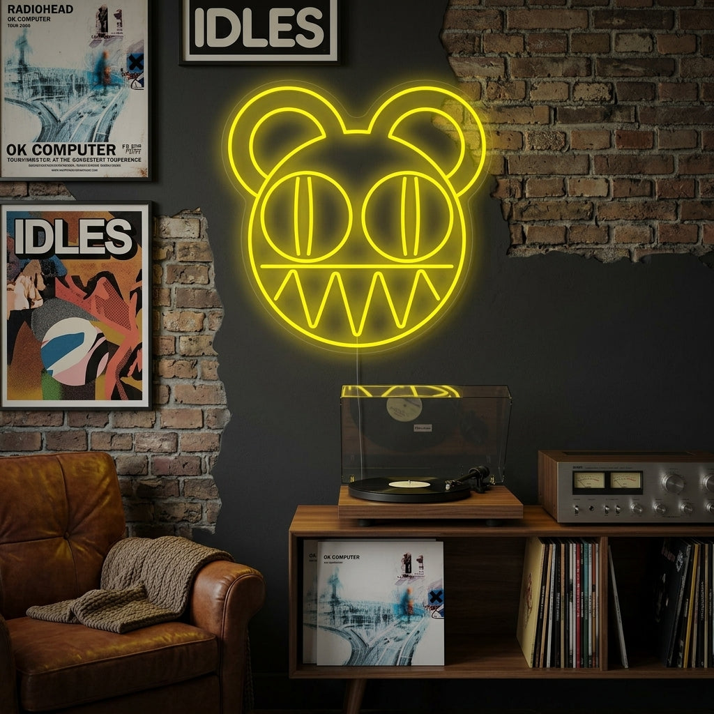"Radiohead" Insegna al neon