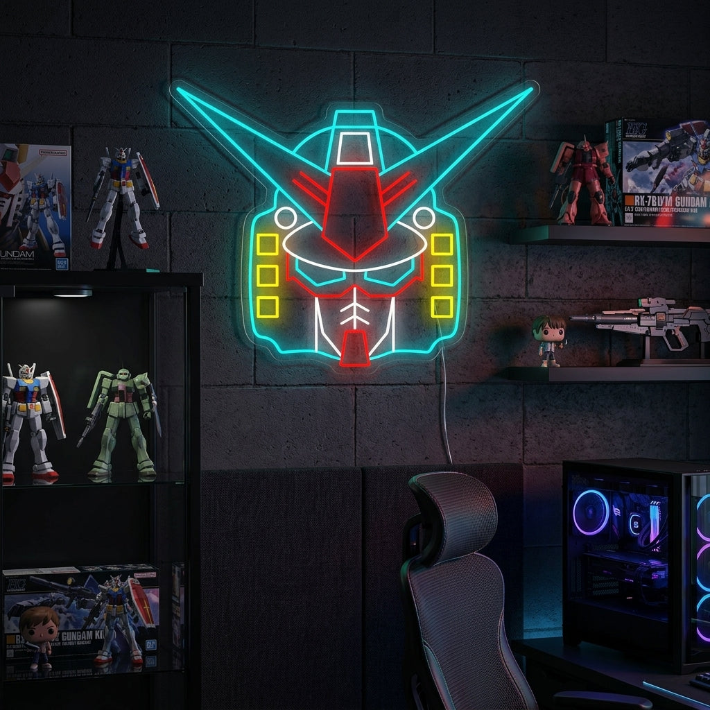"Gundam Robot" Insegna al neon