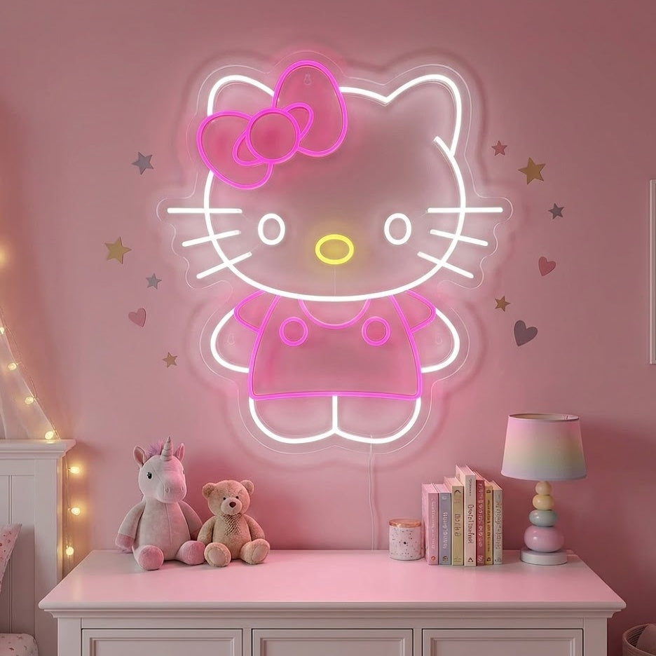 "Hello Kitty" Insegna al neon