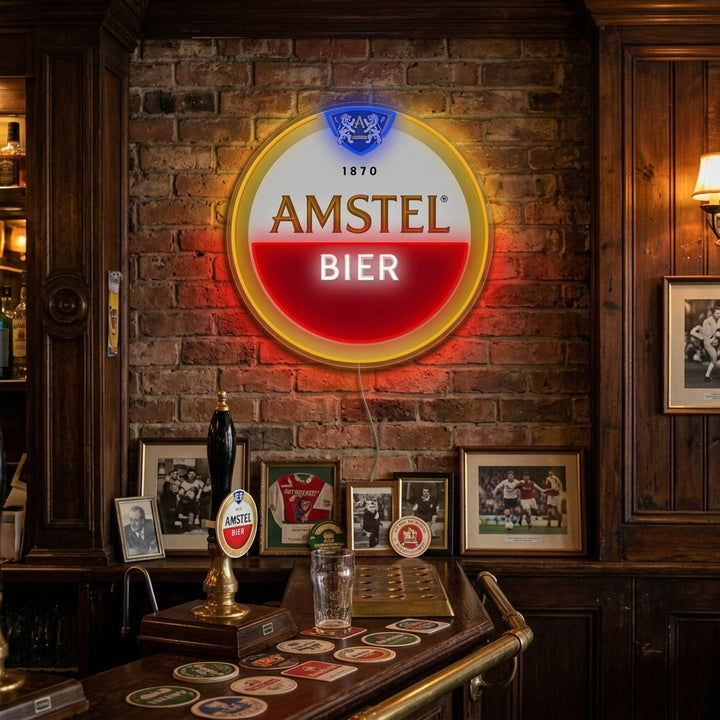 "Logo Amstel" Insegna al neon