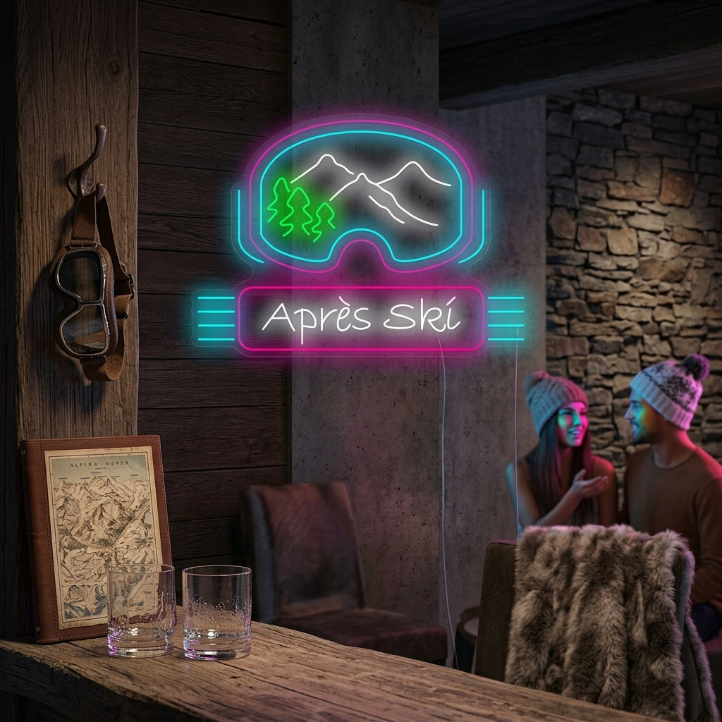 "Apres Ski" Insegna al neon