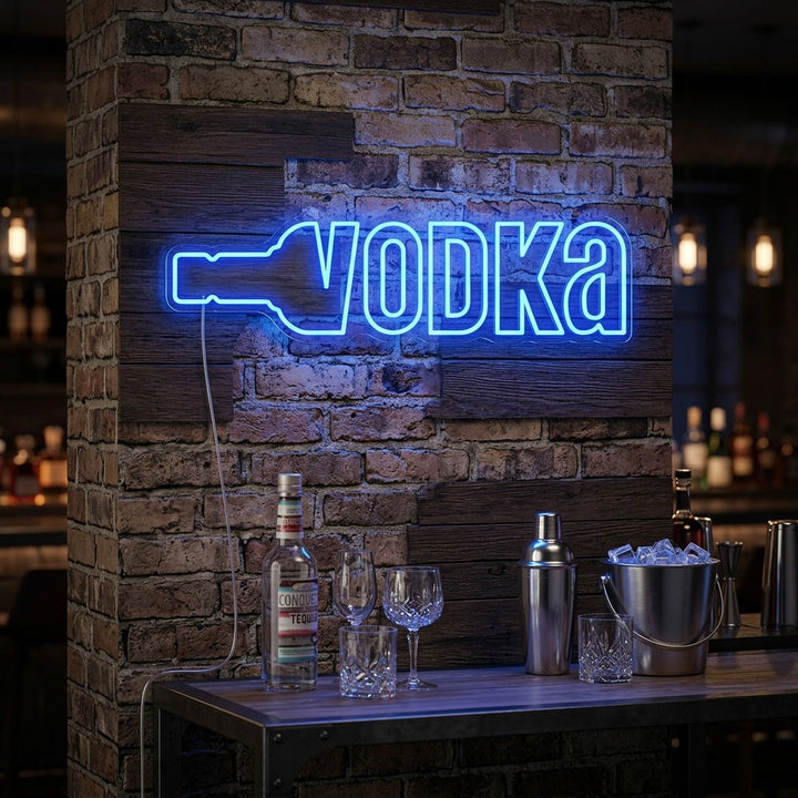 "Vodka" Insegna al neon