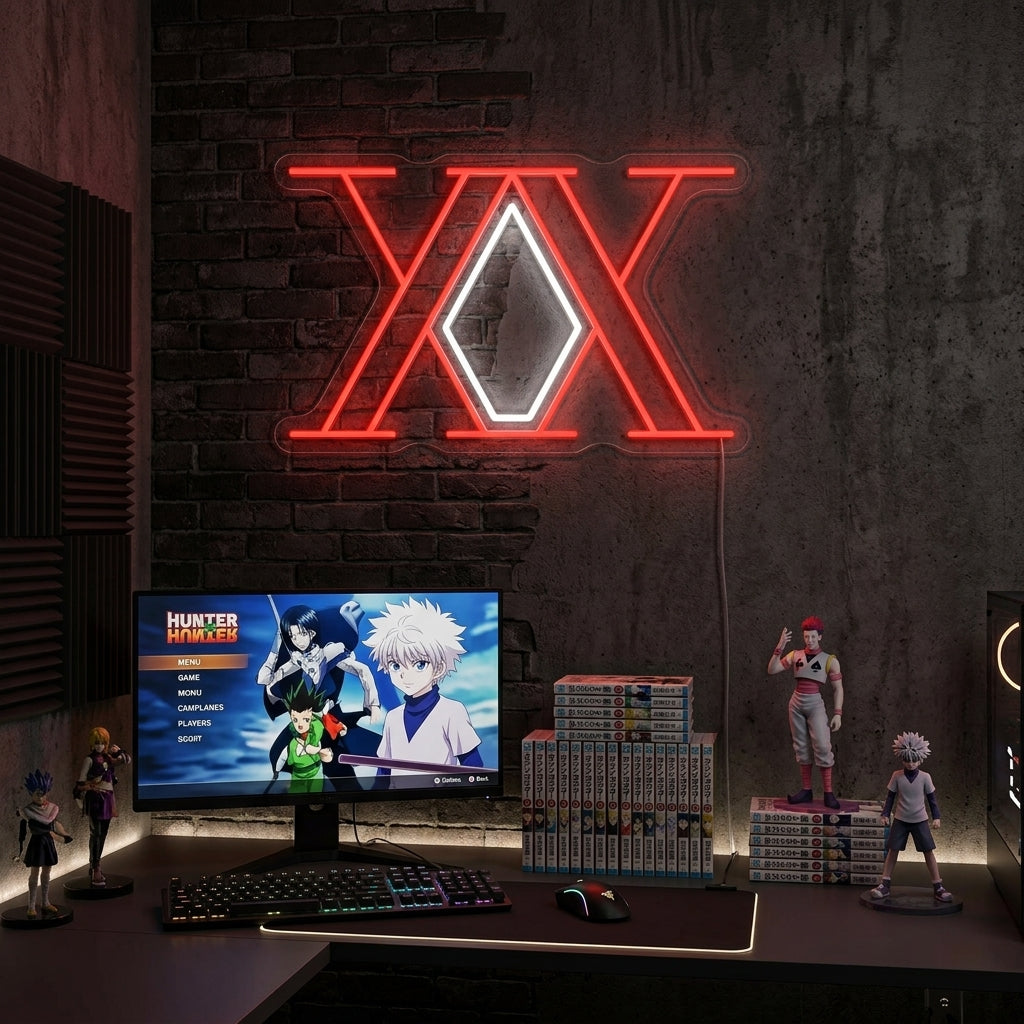 "Hunter X Hunter" Insegna al neon
