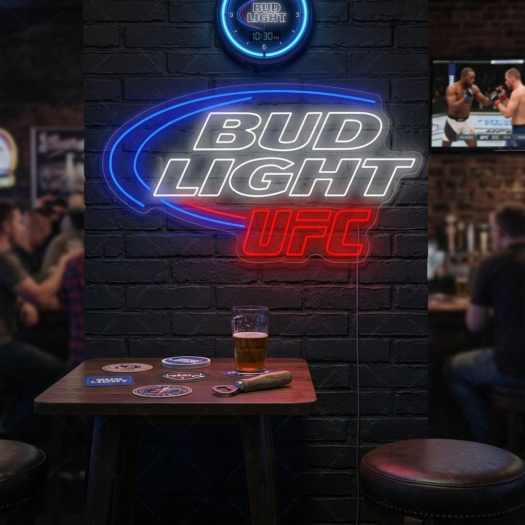 "Bud Light UFC" Insegna al neon