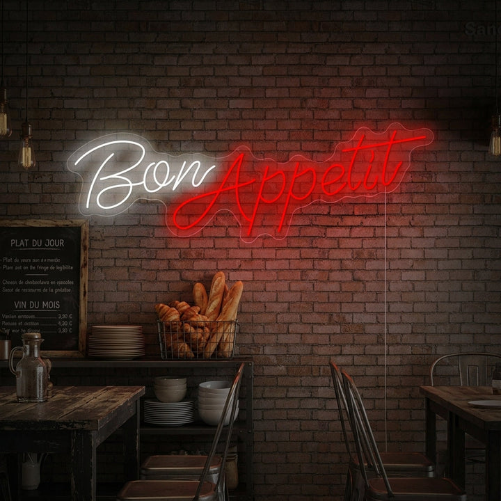 "Bon Appetit" Insegna al neon