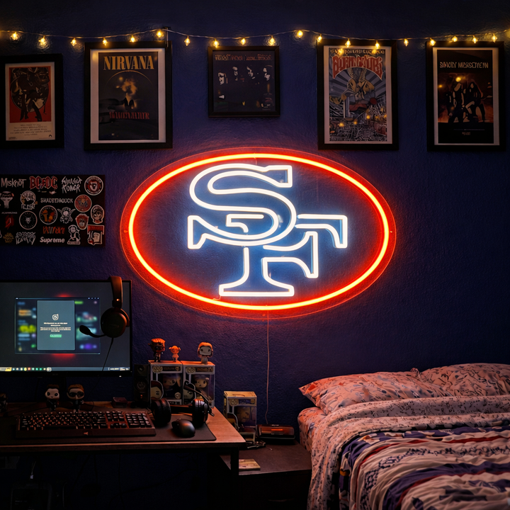 "Nfl Sf 49ers" Insegna al neon