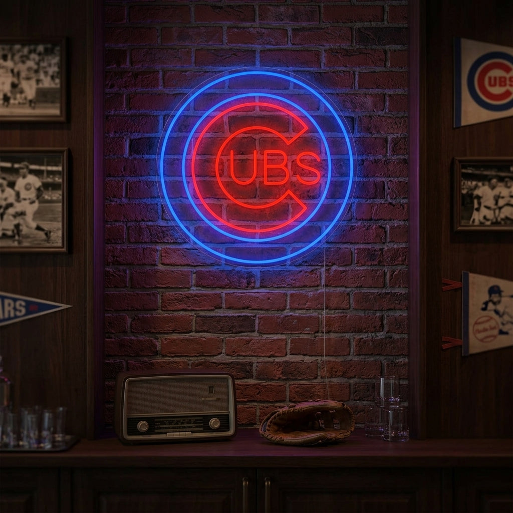 "CUBS" Insegna al neon
