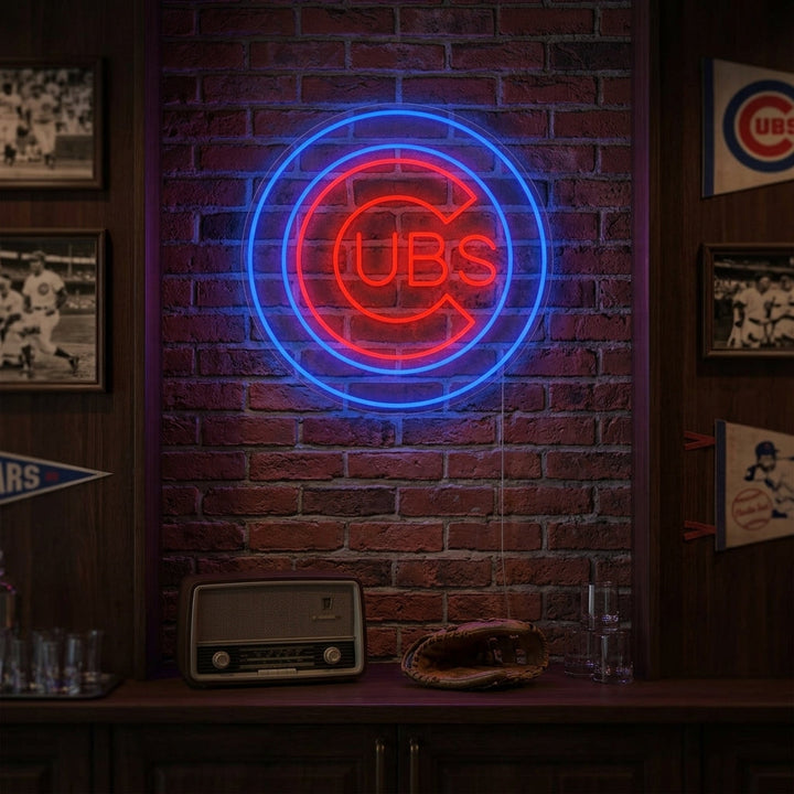 "CUBS" Insegna al neon