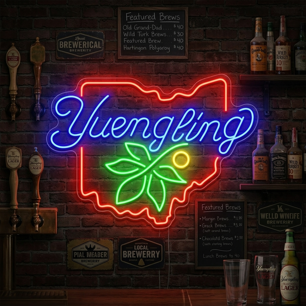 "Yuengling Ohio" Insegna al neon