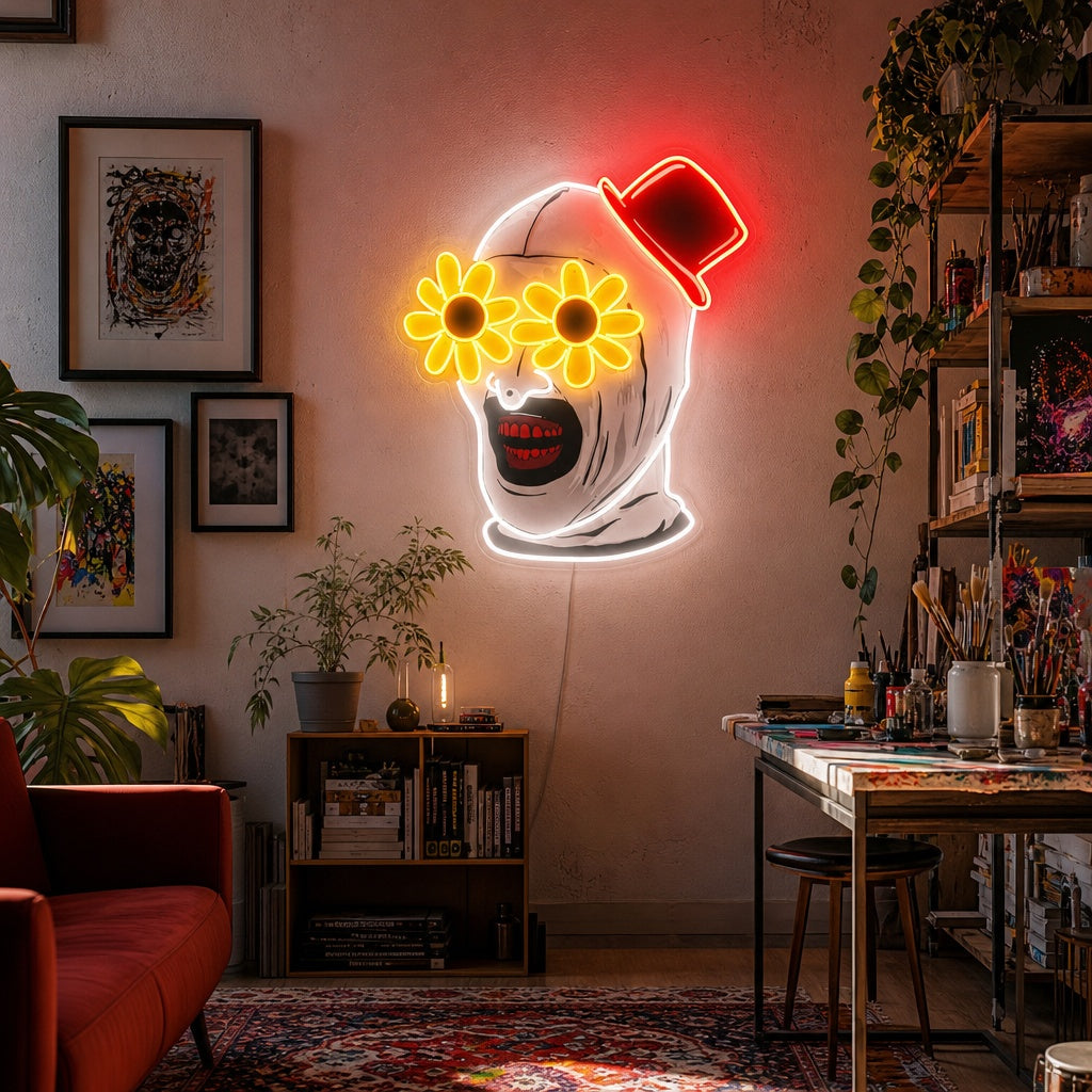 "Art the Clown" Insegna al neon