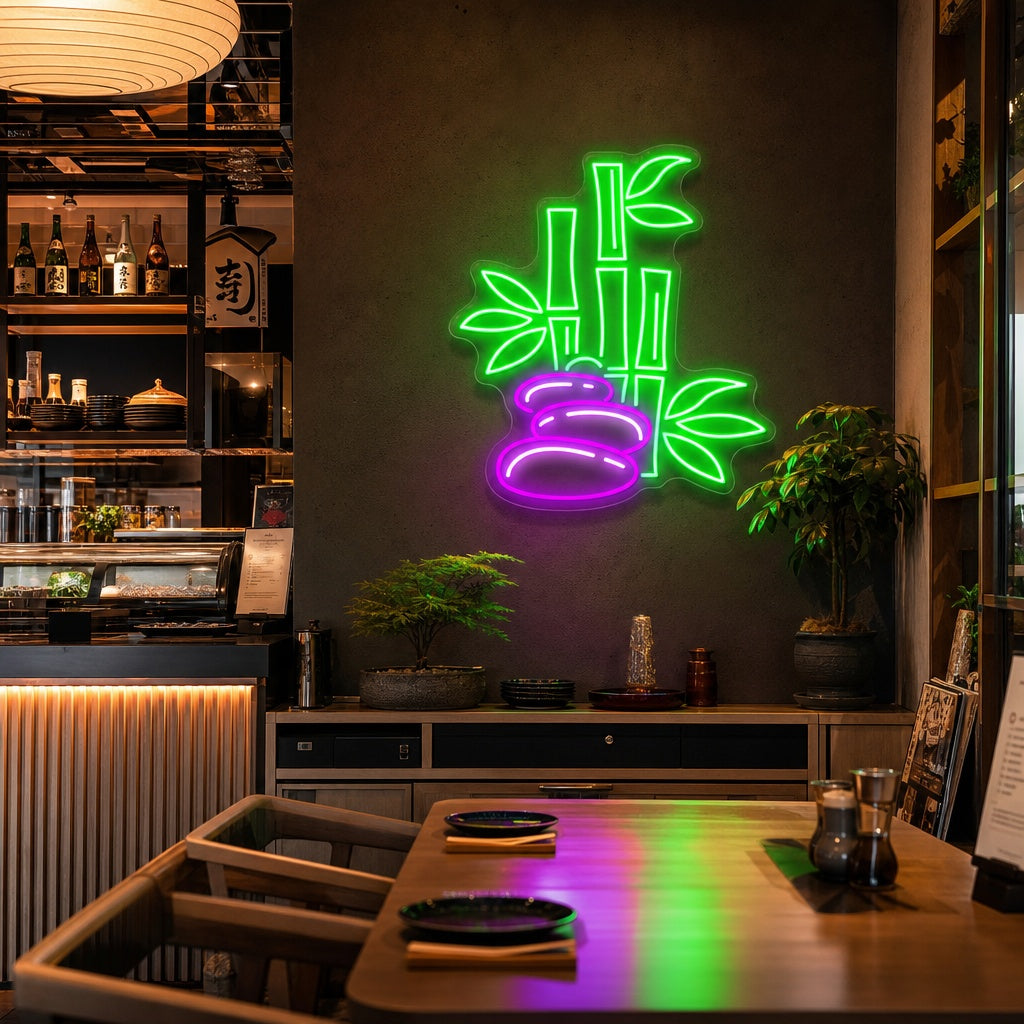 Simbolo giapponese Insegna al neon, Segno al neon giapponese