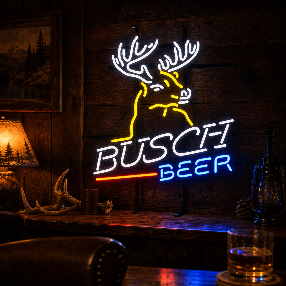 "Busch Deer" Insegna al neon