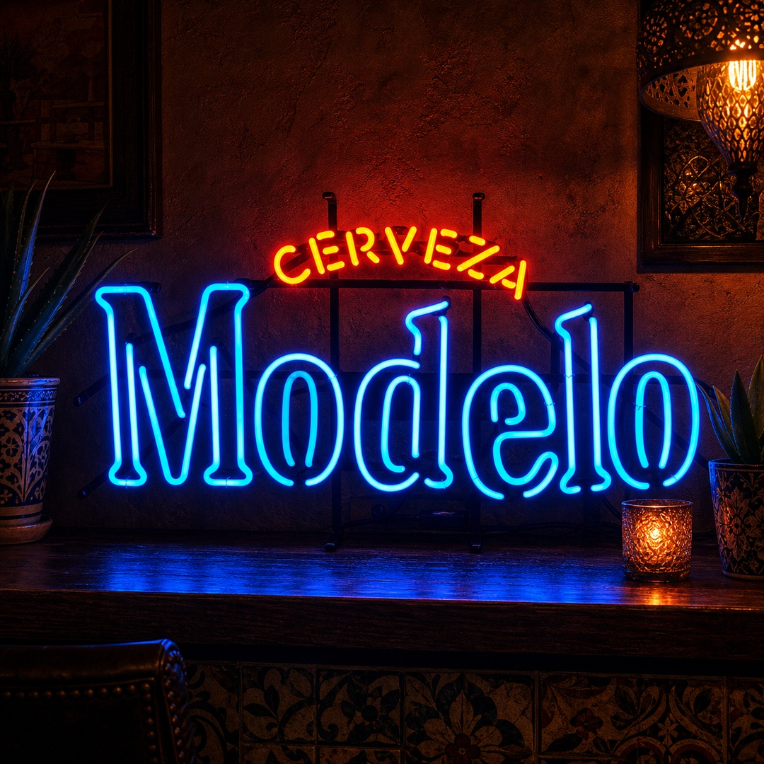 "Cerveza Modelo" Insegna al neon