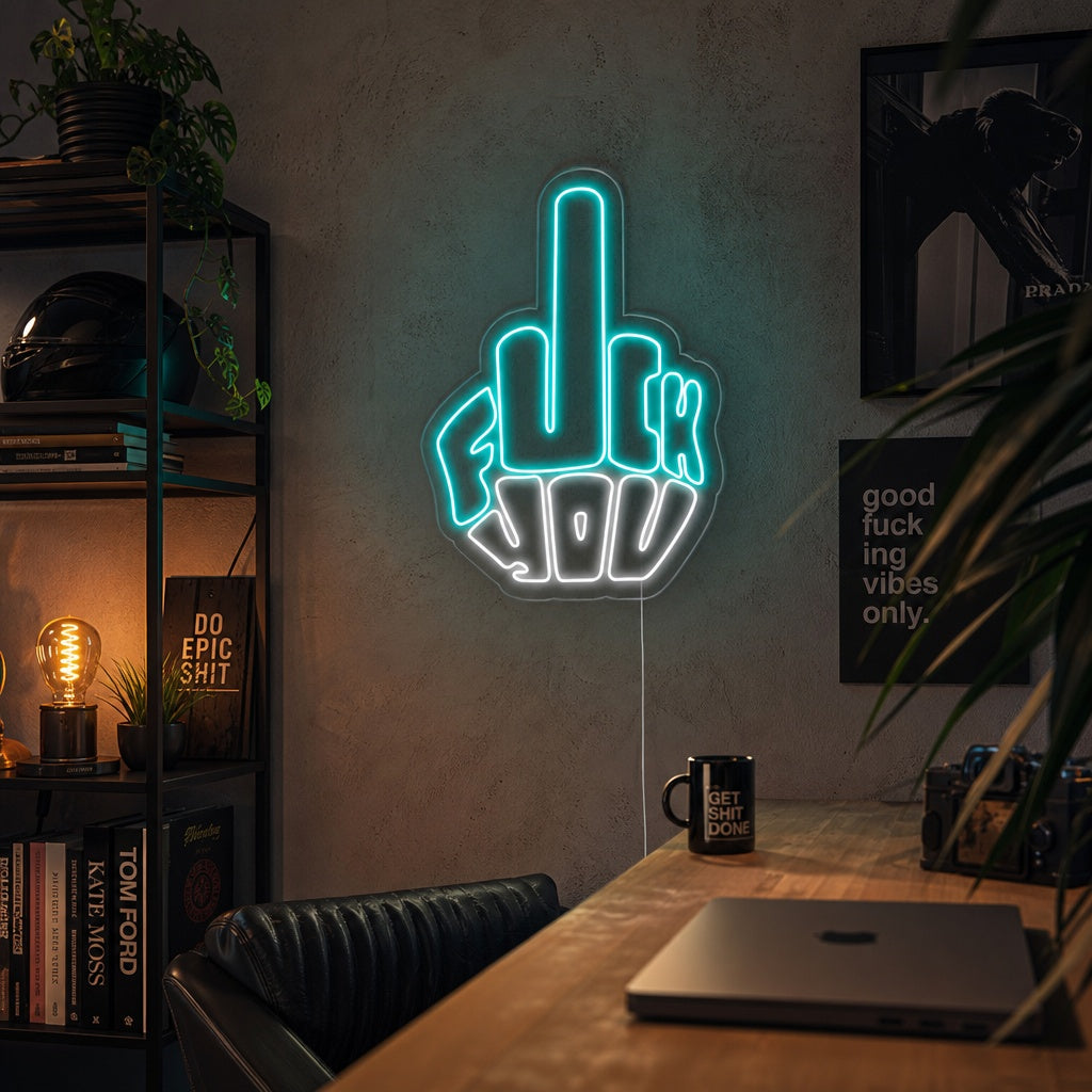 "Fuck You" Insegna al neon