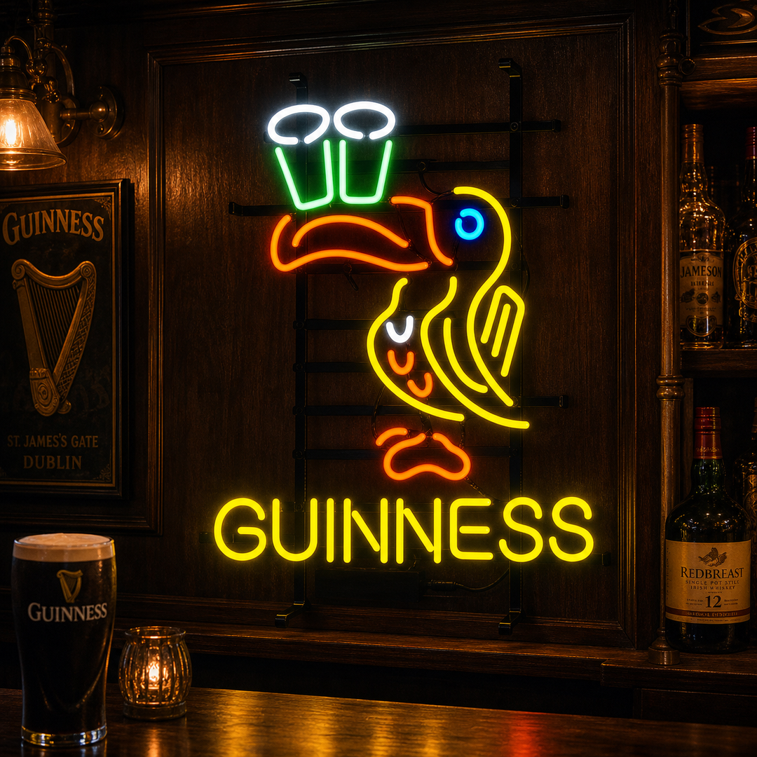 "Guinness, Insegna al neon Per Birra" Insegna al neon
