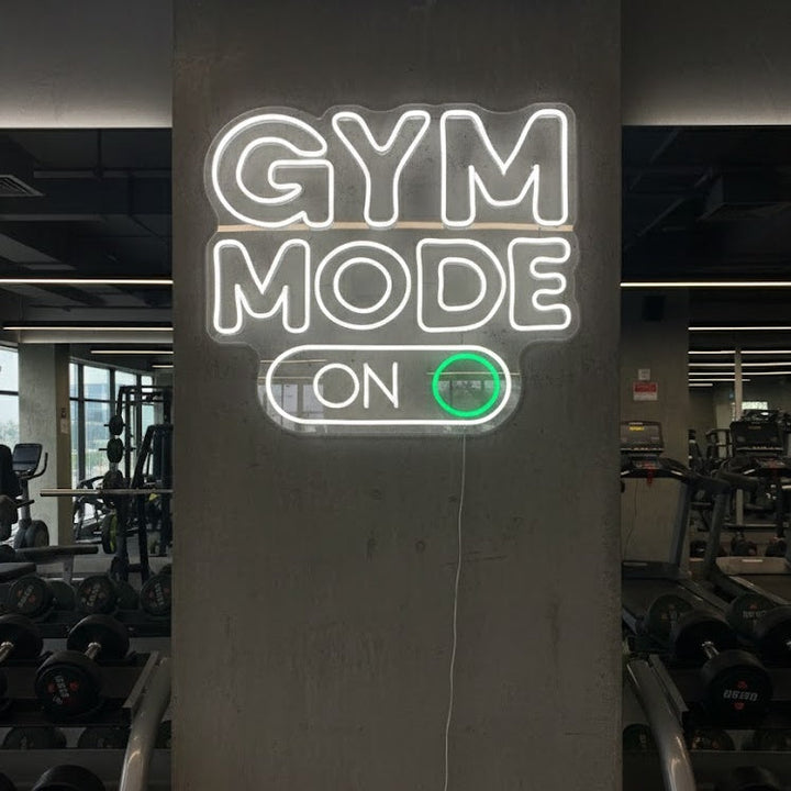 "Gym Mode On" Insegna al neon