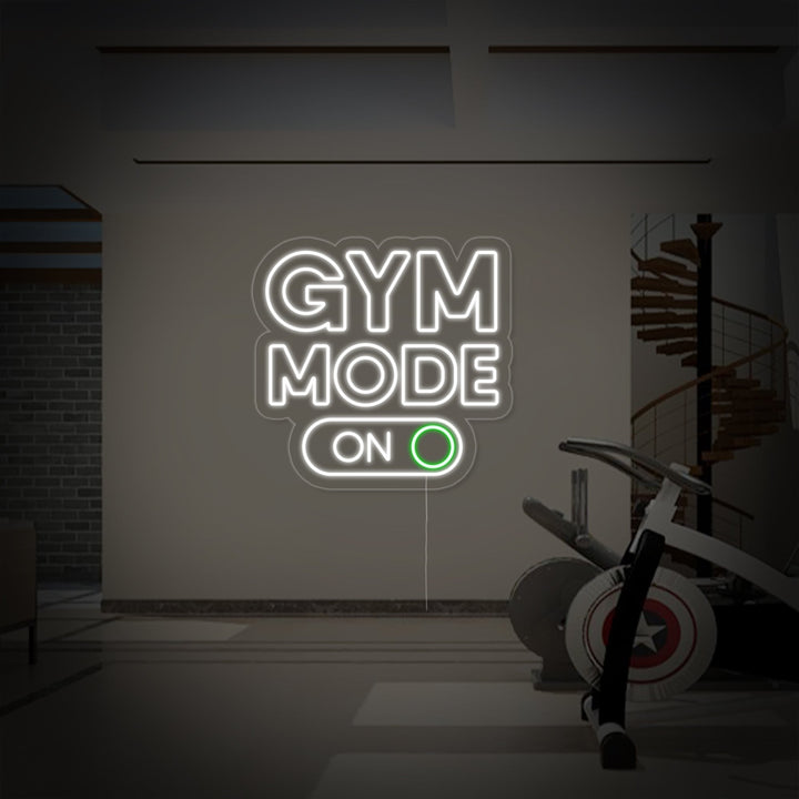 "Gym Mode On" Insegna al neon