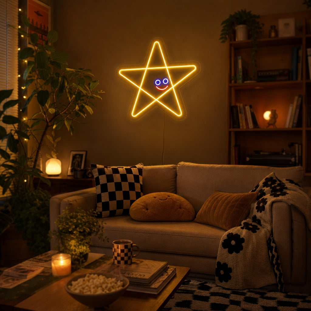 "Stella Felice" Insegna al neon