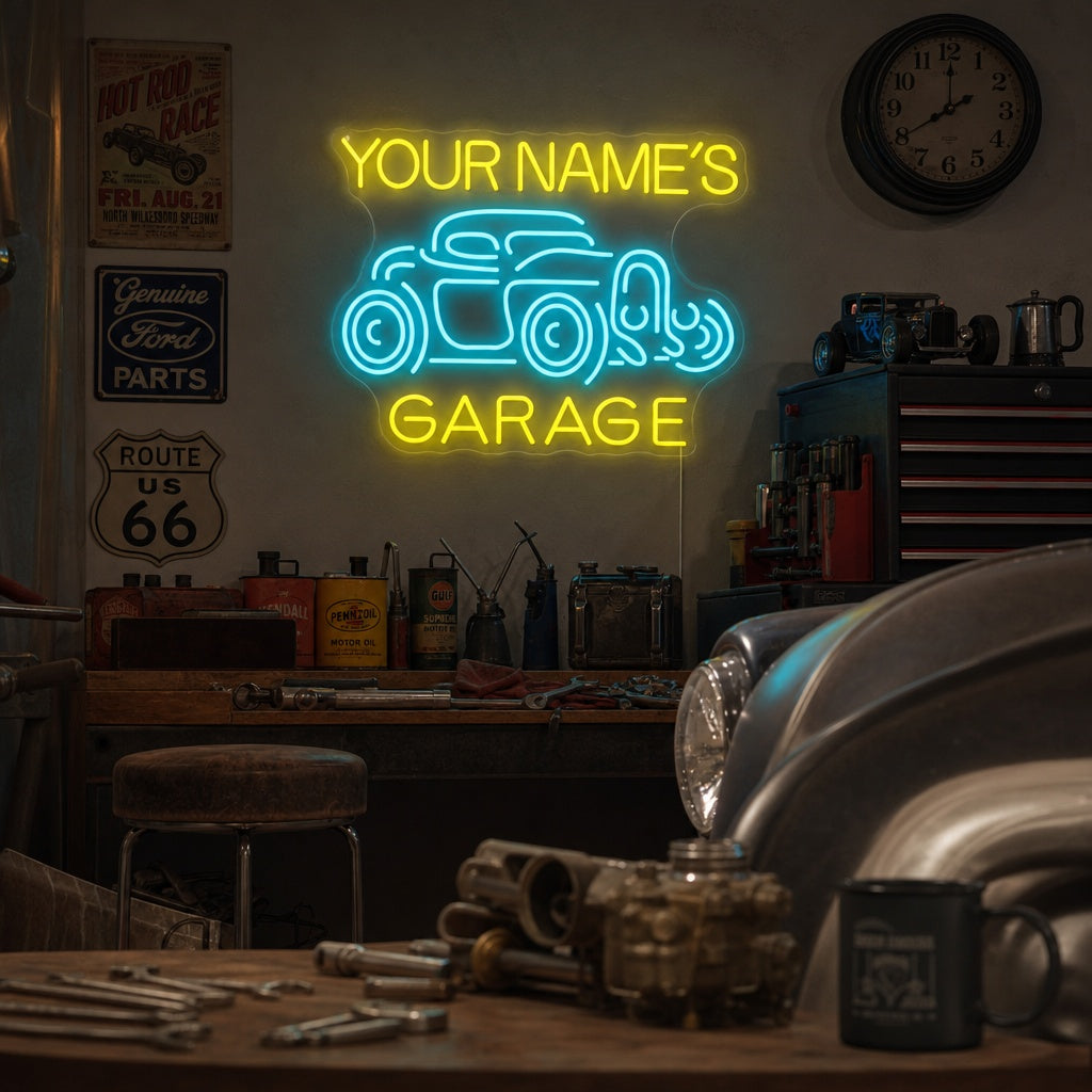 "Jack Garage" Insegna al neon