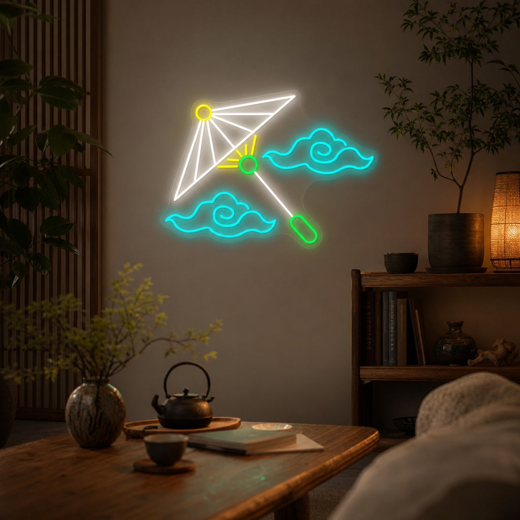 Simbolo giapponese Insegna al neon, Segno al neon giapponese