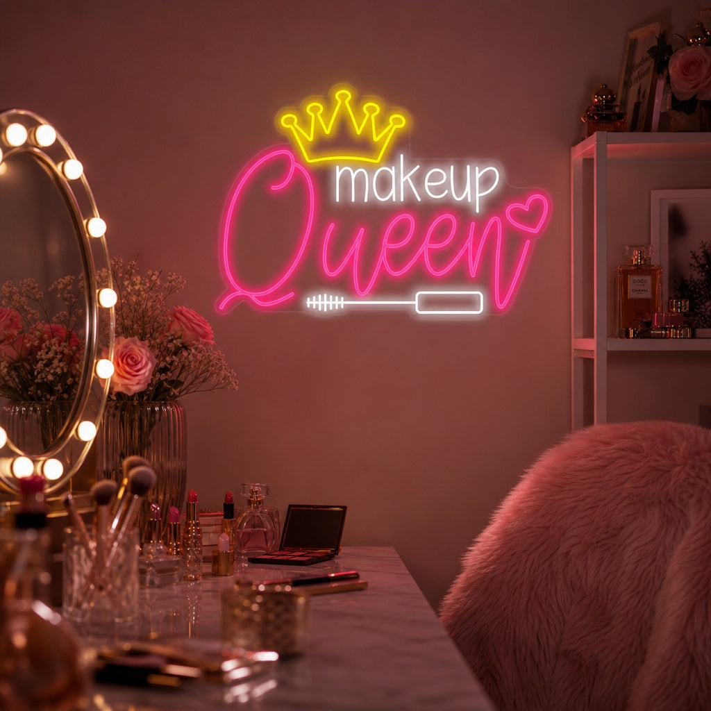 "Makeup Queen" Insegna al neon
