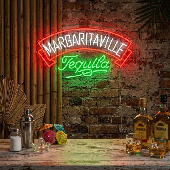 "Margaritaville Tequila" Insegna al neon