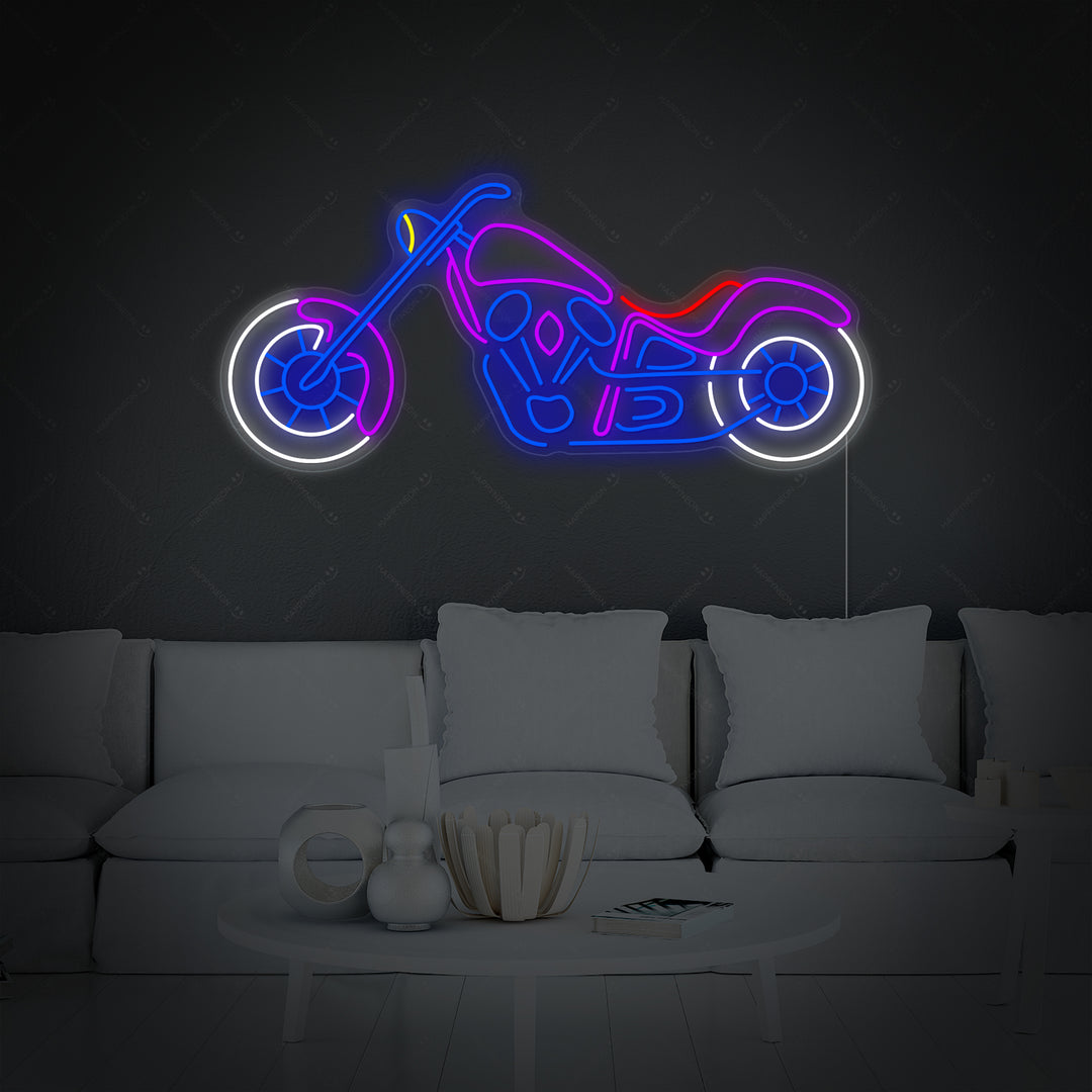 "Motocicletta" Insegna al neon