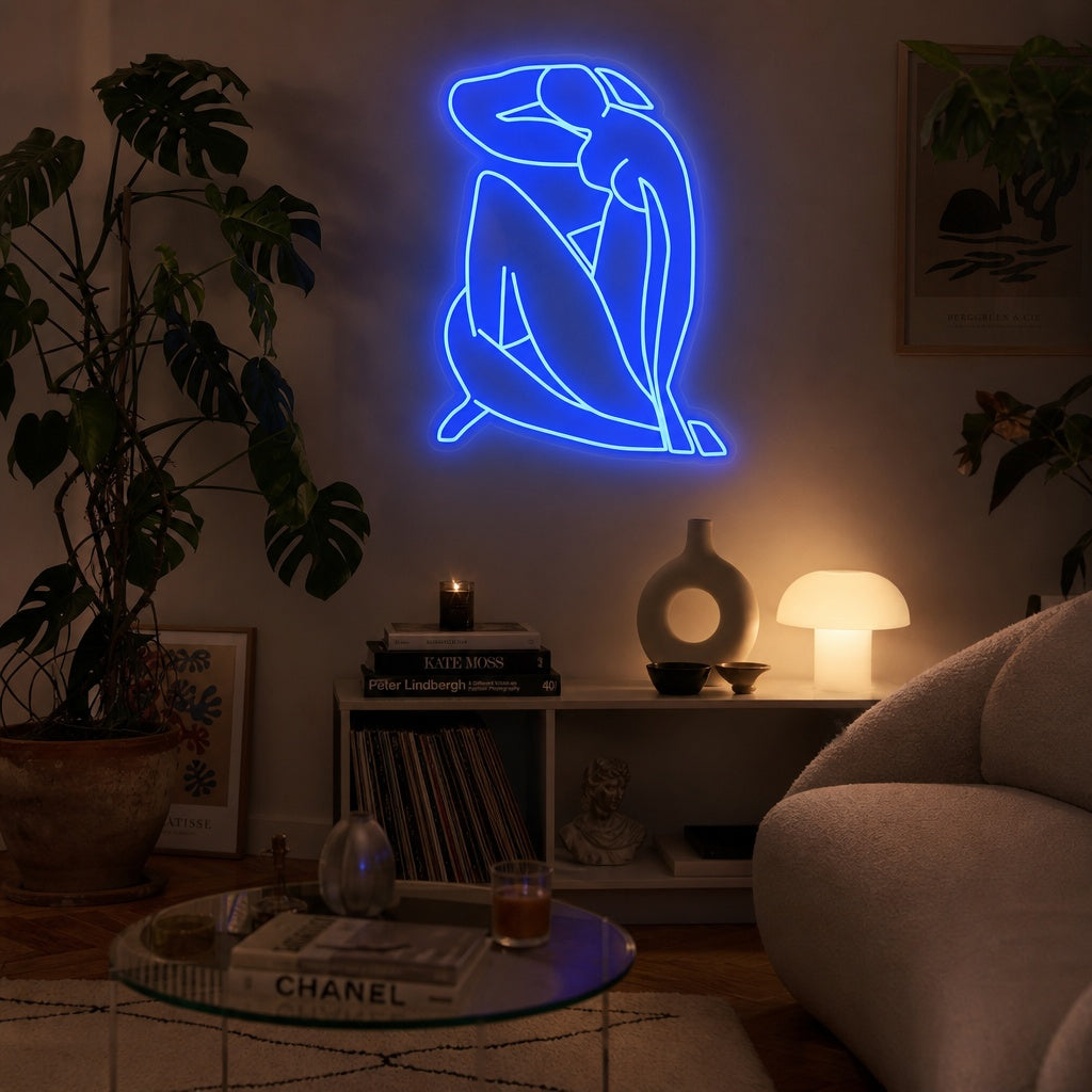 "Nudo Di Henri Matisse" Insegna al neon